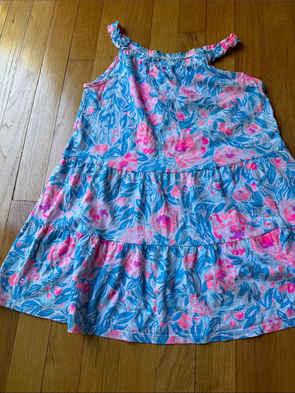 Girls Lilly Pulitzer mini Alessia dress in Bahamian rhapsody